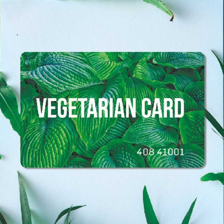 Vegetarian Card